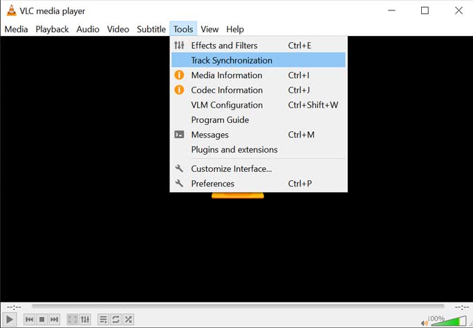تنظیم زیرنویس از طریق تنظیمات VLC Player