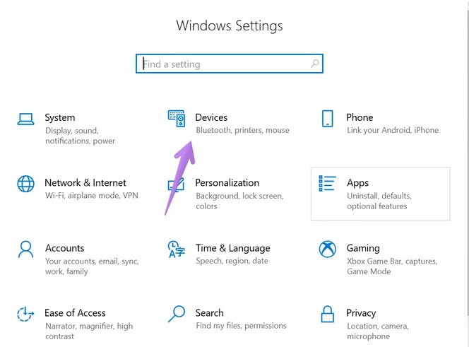 فعال یا غیرفعال کردن تاچ پد از طریق تنظیمات